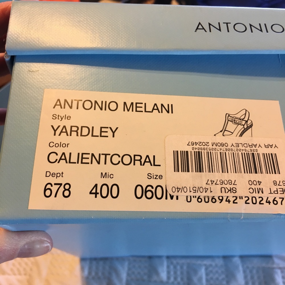 Antonio Melani wedges.